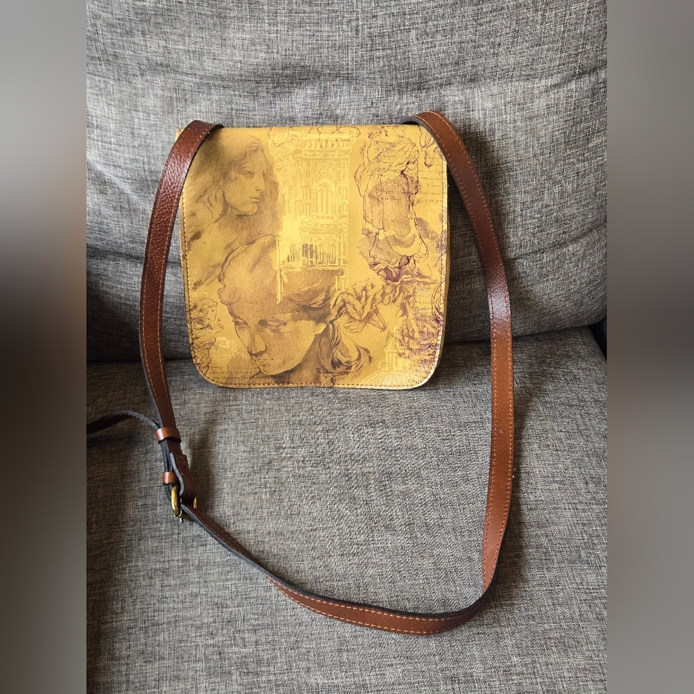 Patricia Nash leather Grenada Italian Dketchbook crossbody. NWT - Picture 1 of 16